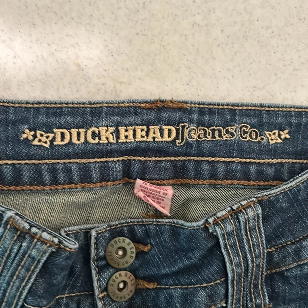 Duckhead Jean’s Co. Women’s Jeans Bootcut Blue Low Rise Size 5 Juniors - Picture 5 of 11